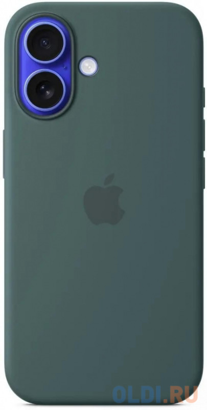 Чехол (клип-кейс) Apple Lake Green,  для Apple iPhone 16, зеленый [myy83zm/a]