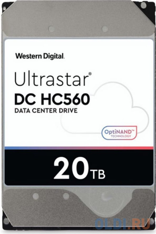 Жесткий диск/ HDD WD SAS Server 20Tb Ultrastar DC HC560 7200 12Gb/s 256MB 1 year warranty