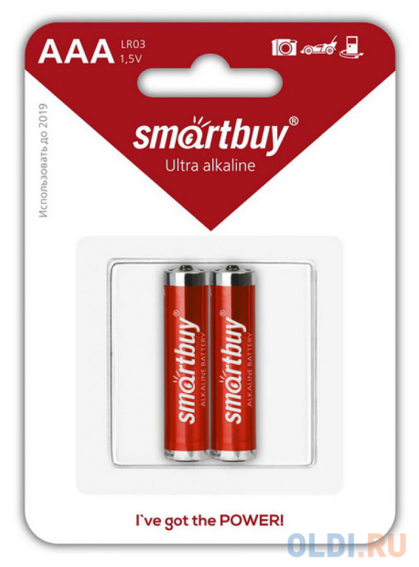 Батарейки Smartbuy SBBA-3A02B AAA 2 шт