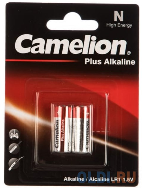 Camelion LR 1 Alkaline BL-2 (LR1-BP2, батарейка,1.5В) (2 шт. в уп-ке)