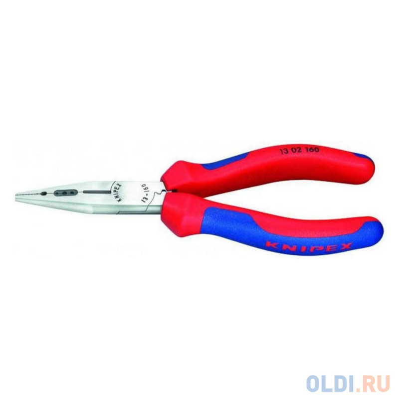 KNIPEX Плоскогубцы для монтажа проводов фосфатированные, черного цвета 160 мм {Длина232 Ширина82 Высота19} [KN-1302160]