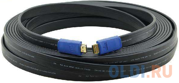 Кабель HDMI 7м Kramer C-HM/HM/FLAT/ETH-25 плоский черный 97-01014025