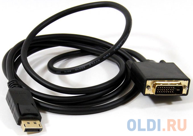 Кабель-переходник DisplayPort M --- DVI M  1,8м VCOM  CG606-1.8M