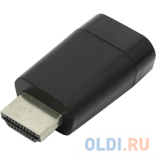 Переходник HDMI VGA Bion BXP-A-HDMI-VGA-001 черный