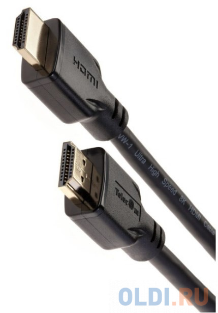 Кабель HDMI 19M/M,ver. 2.1, 8K@60 Hz 1m Telecom <TCG255-1M>