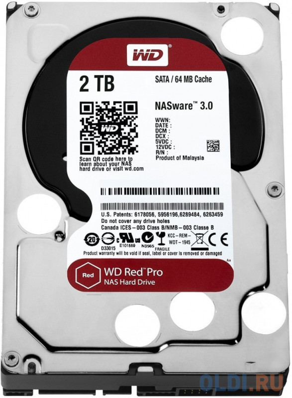 Жесткий диск Western Digital Red Pro WD2002FFSX 2 Tb WD2002FFSX