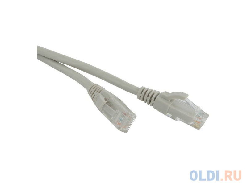 Патч-корд UTP 6 категории 10м Hyperline PC-LPM-UTP-RJ45-RJ45-C6-10M-LSZH-GY серый