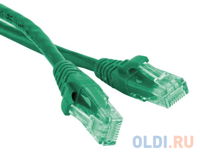 Патч-корд RJ45 - RJ45, 4 пары, UTP, категория 5е, 10 м, зеленый, TWT TWT-45-45-10-GN