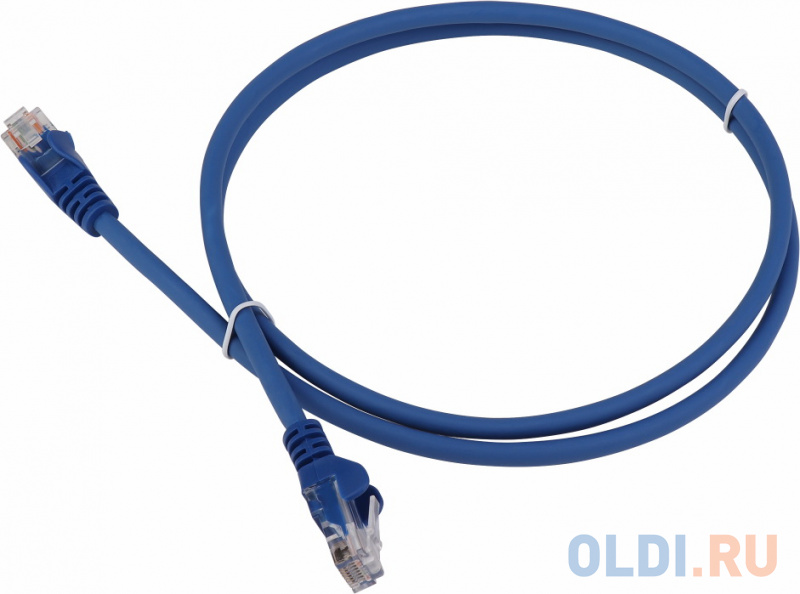 Патч-корд Lanmaster LAN-PC45/U5E-7.0-BL UTP вилка RJ-45-вилка RJ-45 кат.5е 7м синий LSZH (уп.:1шт)