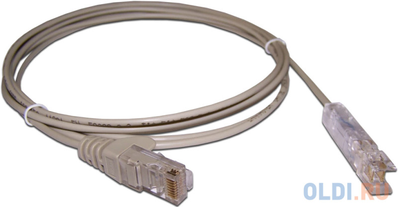 Патч-корд Lanmaster UTP серый 1.0м LAN-45-P1-1M