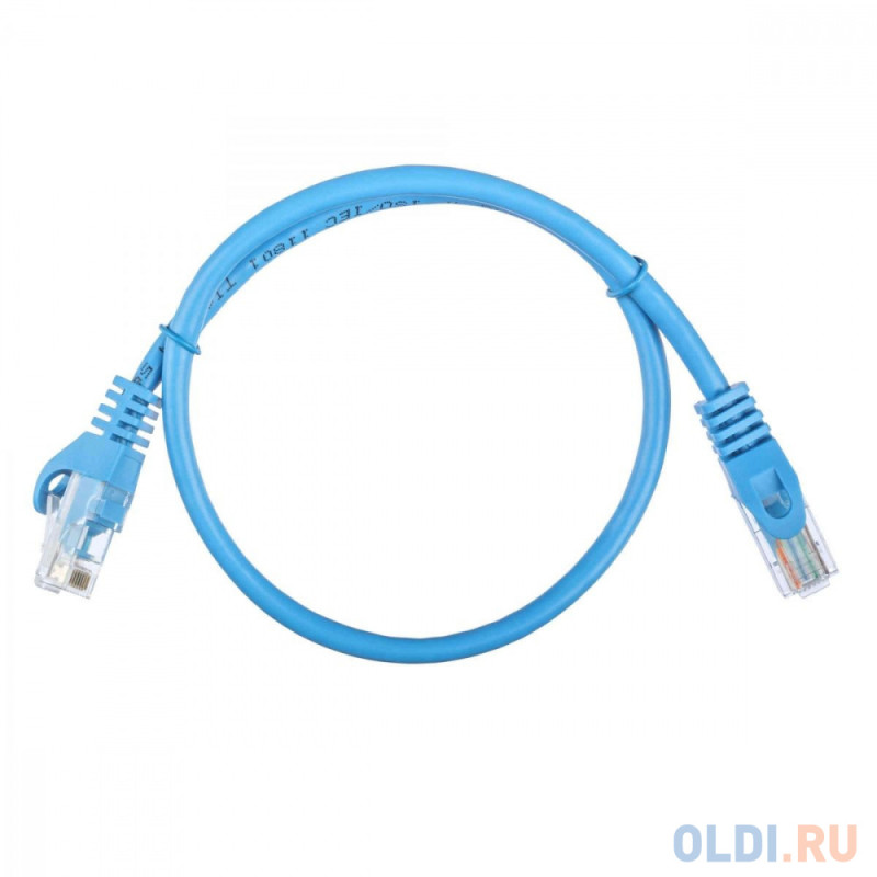 Патч-корд ACD-LPU5E-5DL [ACD-LPU5E-5DL] Cat5e UTP 24AWG 4Pair, 7/0.18мм CCA Синий, 0.5м, (741395)