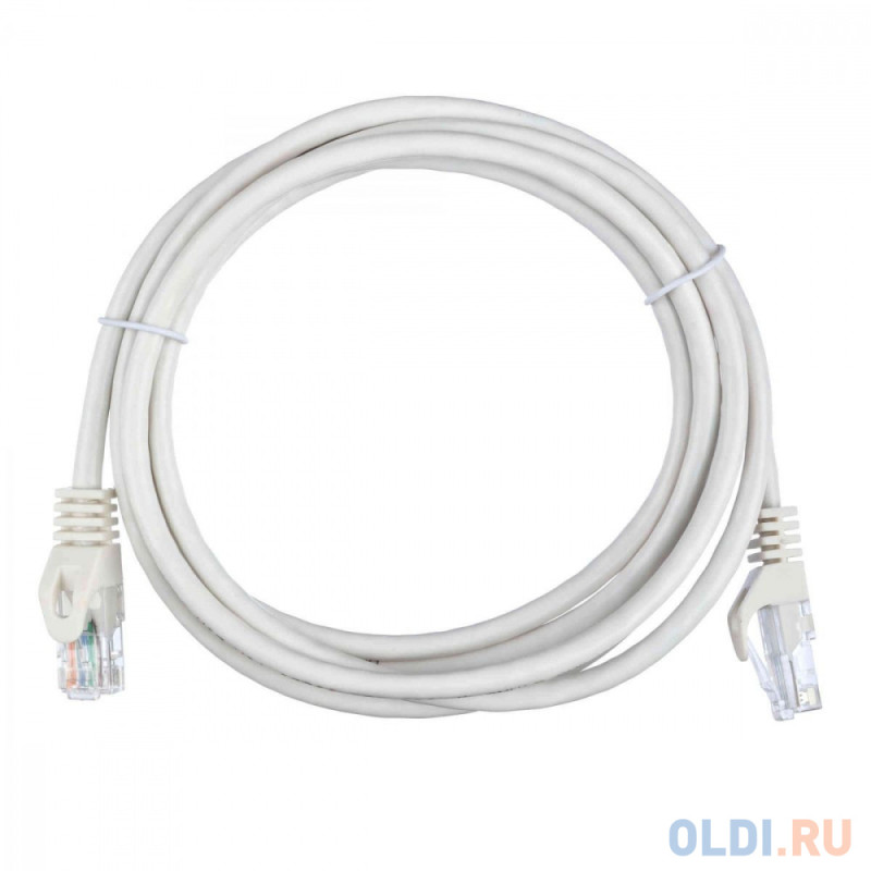 Патч-корд ACD-LPU5C-20W [ACD-LPU5C-20W] Cat5e UTP 24AWG 4Pair, 7/0.18мм CU Белый, 2.0м, (741784)