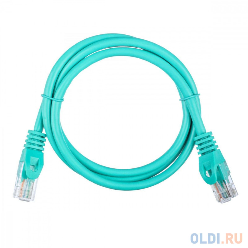 Патч-корд ACD-LPU5E-10G [ACD-LPU5E-10G] Cat5e UTP 24AWG 4Pair, 7/0.18мм CCA Зеленый,1.0м, (741418)