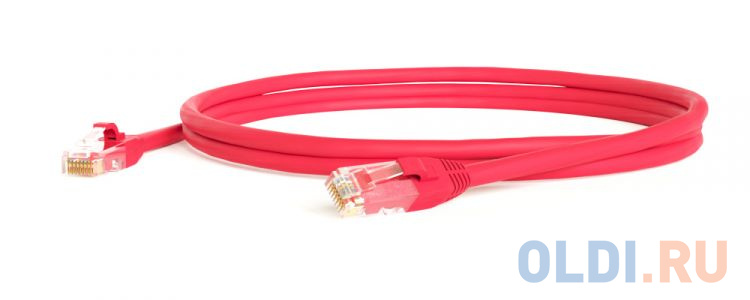 Патч-корд UTP 6 категории 2м Hyperline PC-LPM-UTP-RJ45-RJ45-C6-2M-LSZH-RD красный