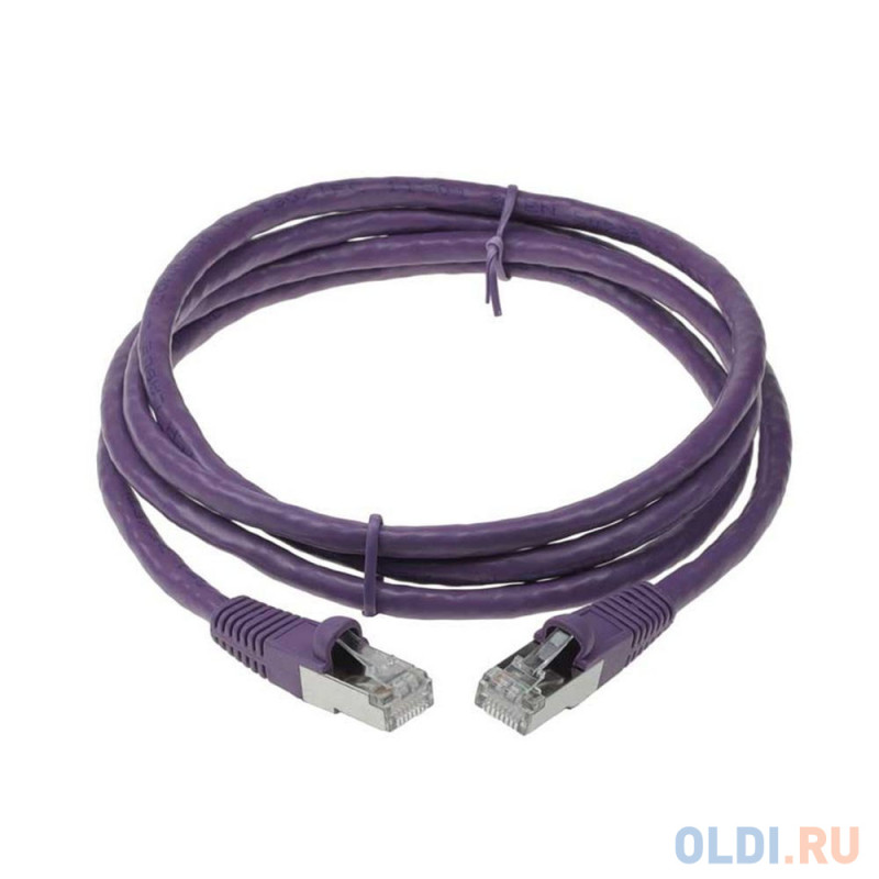 Патч-корд ACD-LPS6AZ-15P [ACD-LPS6AZ-15P] Cat6a SSTP 26AWG 4Pair, CU, LSZH, Пурпурный, 1.5м