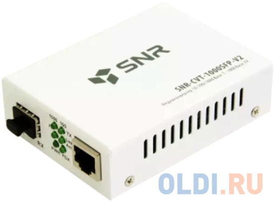 SNR Медиаконвертер  10/100/1000-Base-T / 1000Base-FX с SFP-портом