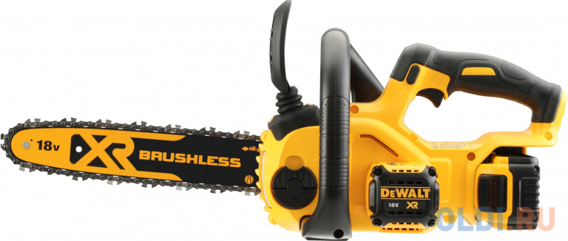 Цепная пила DeWalt DCM565P1-QW XR 18 В BRUSHLESS шина 30см цепь OREGON 3/8" скорость цепи 7,68 м/с 18В c АКБ и ЗУ