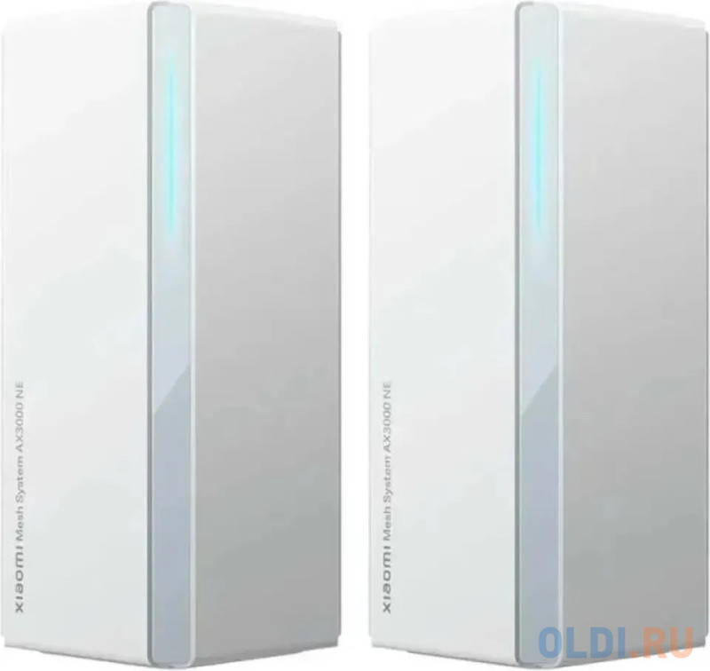 Бесшовный Mesh роутер Xiaomi AX3000,  AX3000,  белый,  2 шт. в комплекте [dvb4464gl]