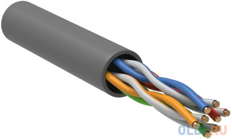 Кабель информационный ITK GENERICA BC1-C5E04-111-305-G кат.5е U/UTP не экранированный 4X2X24AWG PVC внутренний 305м серый
