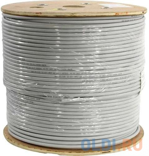 Кабель NEOMAX [NM710002] U/UTP cat.5e 4x2x0.52, 24 AWG, медь, внутренний, PVC, 305м, серый