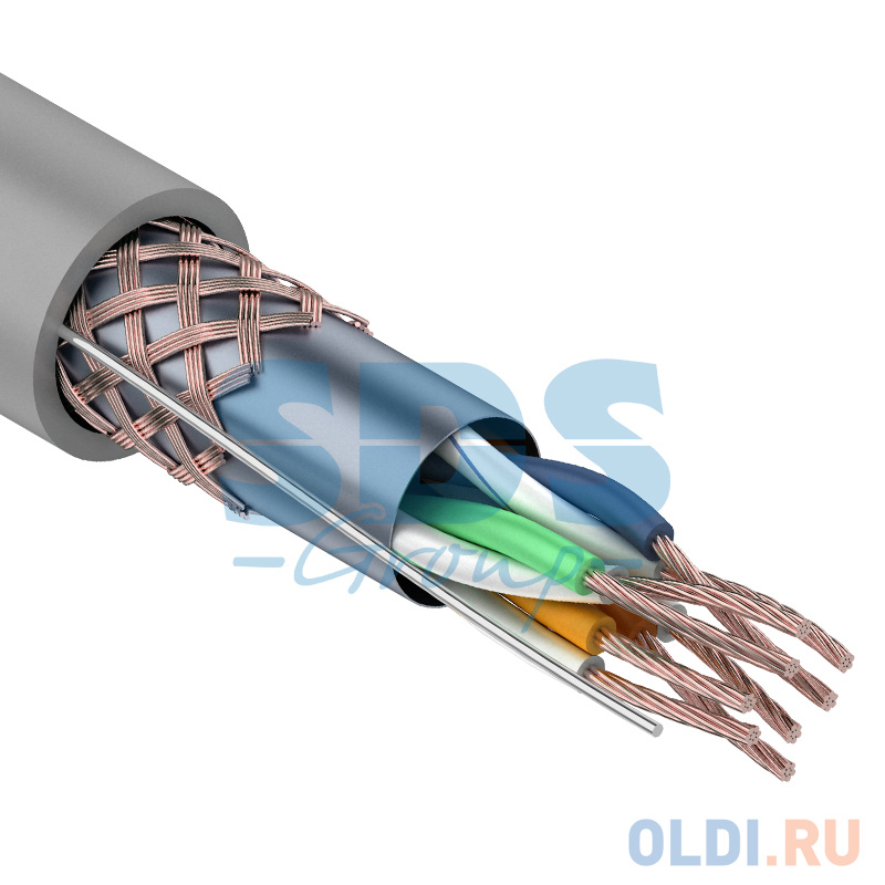 Кабель SFTP 4PR  24AWG  CAT5e  305м  STRANDED  REXANT