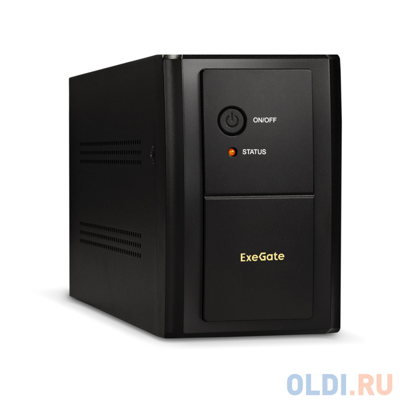 Exegate EP285483RUS ИБП ExeGate SpecialPro UNB-1000.LED.AVR.EURO.RJ <1000VA/650W, LED, AVR, 4 евророзетки, RJ45/11, Black>