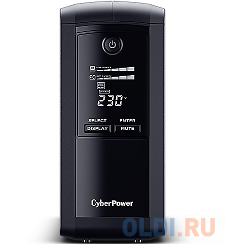 UPS CyberPower VP1000ELCD {1000VA/550W USB/RS-232/RJ11/45  (4 EURO)}