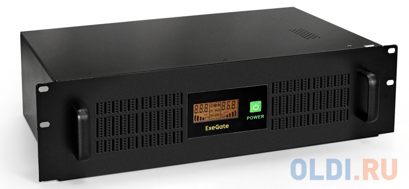 ИБП Exegate ServerRM UNL-1500.LCD.AVR.3SH.RJ.USB.3U 1500VA