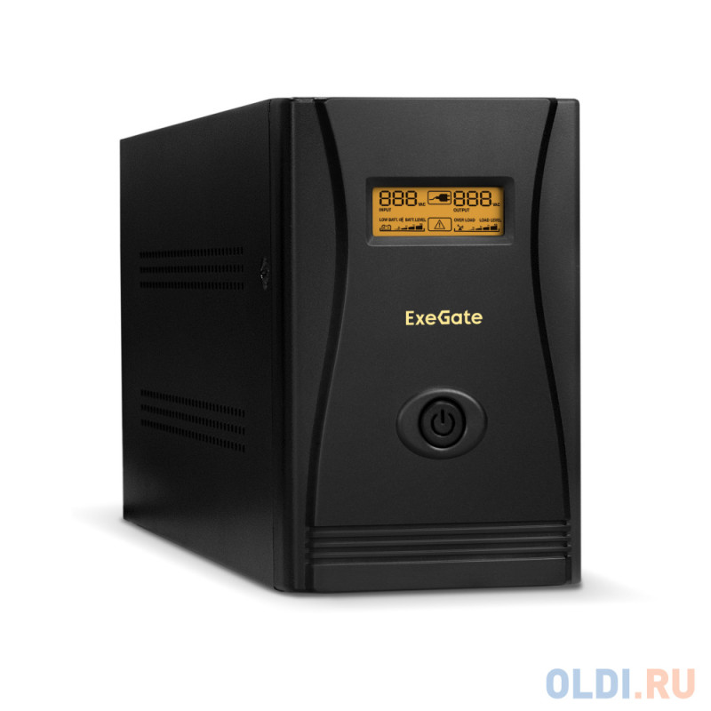 ИБП ExeGate SpecialPro Smart LLB-2200.LCD.AVR.6C13.RJ.USB <2200VA/1300W, LCD, AVR, 6*C13,RJ45/11,USB, металлический корпус, Black>