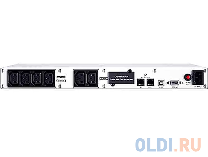 Источник бесперебойного питания/ UPS CyberPower OR1000ERM1U Line-Interactive 1000VA/600W USB/RS-232/SNMPslot /RJ11/45 (4+2 IEC С13)