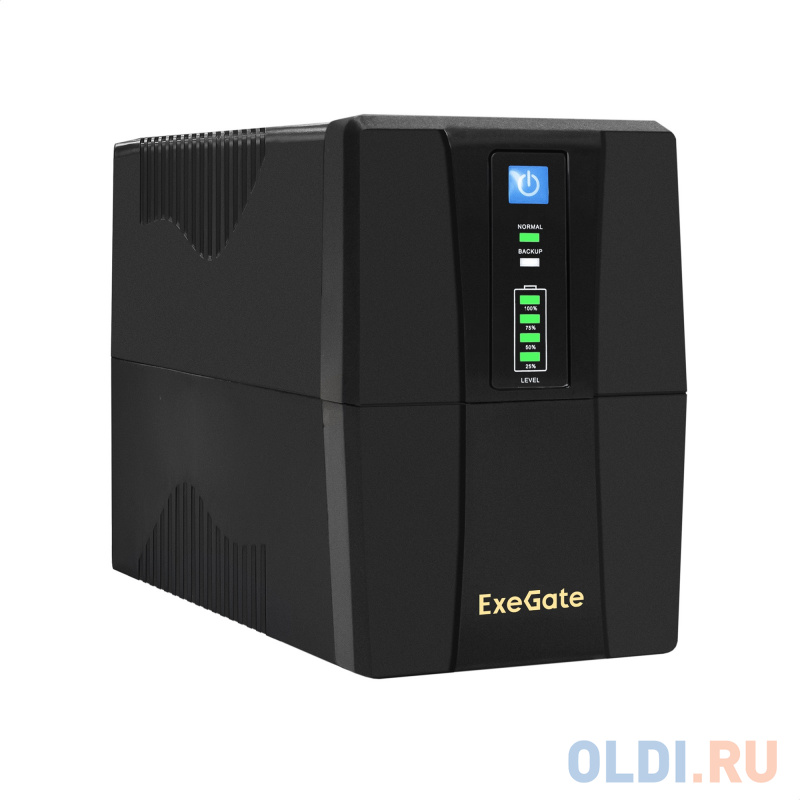 ИБП ExeGate SpecialPro UNB-800.LED.AVR.4C13.RJ.USB <800VA/480W, LED, AVR, 4*C13, RJ45/11, USB, металлический корпус, Black>