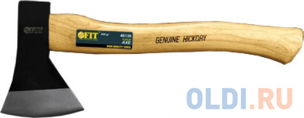 Топор FIT 46138  деревянная полированная ручка 800гр