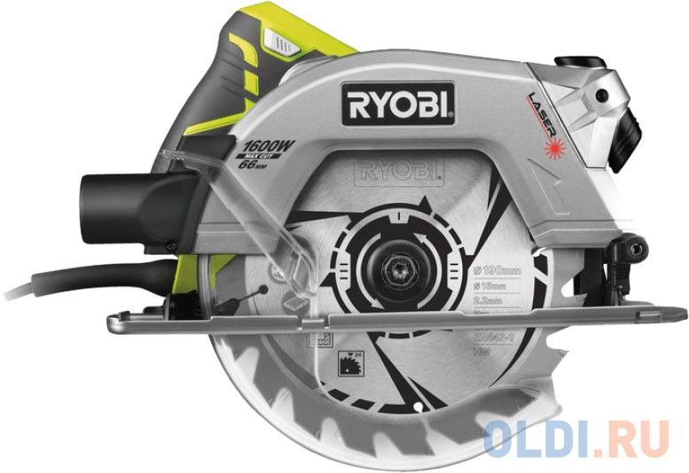 Циркулярная пила Ryobi RCS1600-K 1600 Вт 190мм