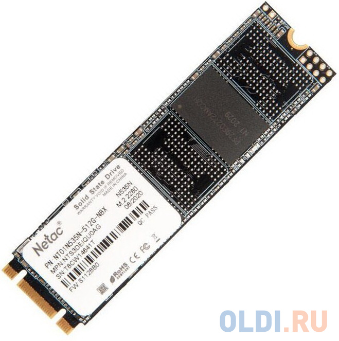 SSD накопитель Netac N535N 512 Gb SATA-III