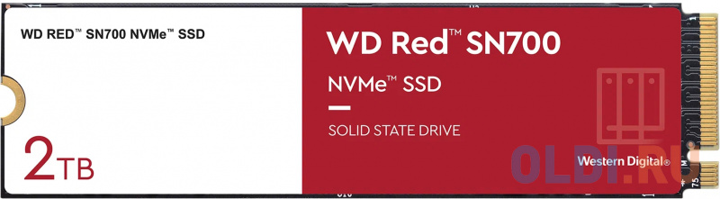 SSD жесткий диск M.2 2280 2TB RED WDS200T1R0C WDC