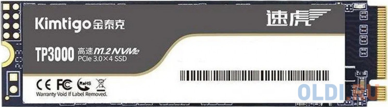 Накопитель SSD Kimtigo PCI-E 3.0 512Gb K512P3M28TP3000 TP-3000 M.2 2280