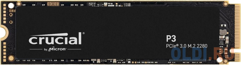 SSD накопитель Crucial P3 1 Tb PCI-E 3.0 x4