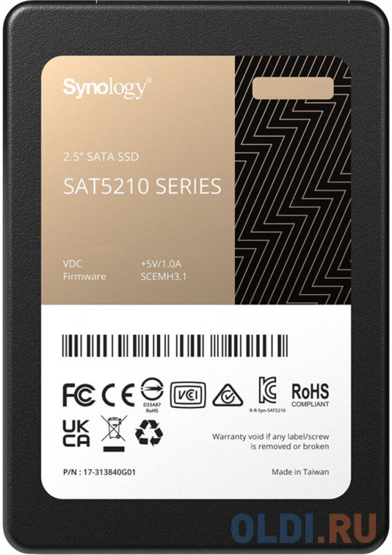 SSD накопитель Synology SAT5210-480G 480 Gb SATA-III