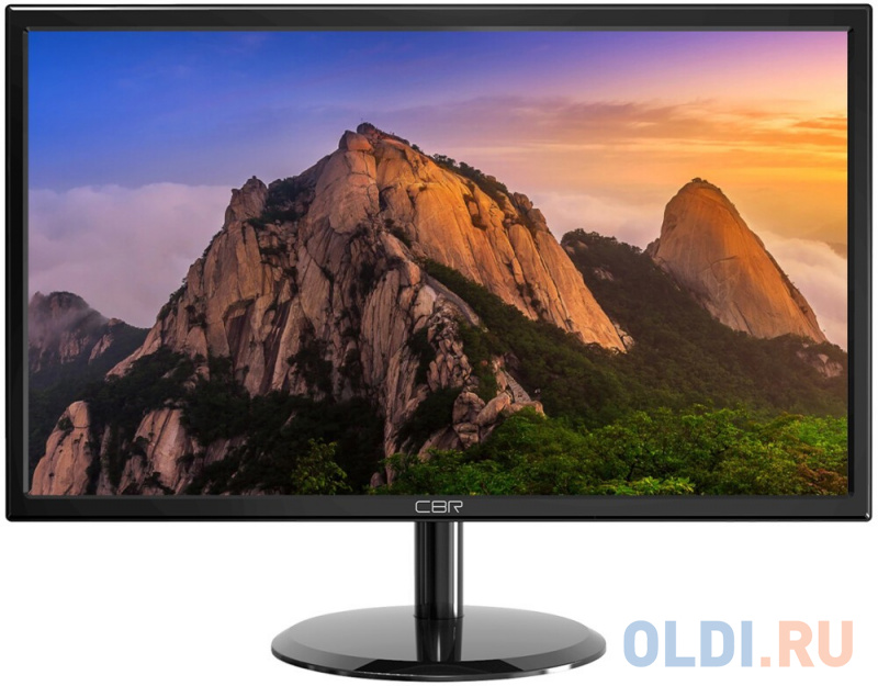 CBR LCD Монитор 21.5" MF-2201, IPS, FHD 1920x1080, 75Гц, 1*VGA, 1*HDMI, внутренний БП, черный, кабели 1*HDMI+1*VGA 1.5м в комплекте [LCD-MF2201-O