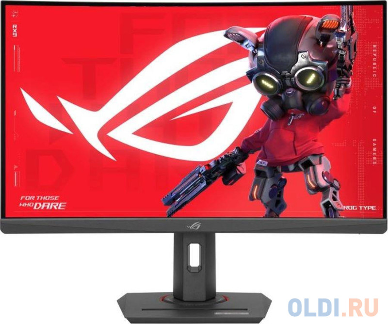 Монитор Asus 27" ROG Strix XG27WCMS черный VA LED 16:9 HDMI матовая HAS Piv 400cd 178гр/178гр 2560x1440 280Hz FreeSync Premium DP 2K USB 7.2кг