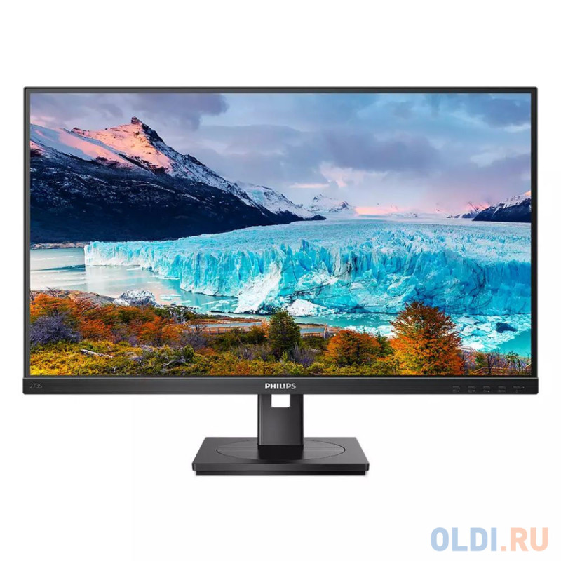 Монитор LCD 27'' 16:9 1920х1080(FHD) IPS, nonGLARE, 75 Hz, 300 cd/m2, H178°/V178°, 1000:1, 50М:1, 16.7M, 4ms, HDMI, DP, USB-C, Height adj, P