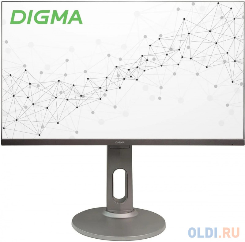 Монитор Digma 27" Progress 27P705Q черный IPS LED 5ms 16:9 HDMI M/M матовая HAS 300cd 178гр/178гр 2560x1440 75Hz FreeSync DP 2K 6.1кг