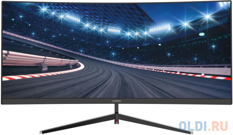 Монитор Digma 29.5" Overdrive 30A510F черный VA LED 1ms 21:9 HDMI матовая 300cd 178гр/178гр 2560x1080 200Hz DP 2K USB 4.3кг