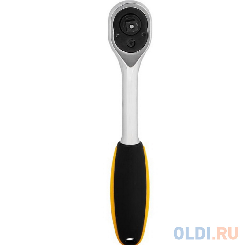 Ключ-трещотка Deli DL2323 1/4&quot; Размер: 150 мм. Двухкомпонентная трещотка, 45 T (зубья), шестерня Cr-Mo, быстросъемная.