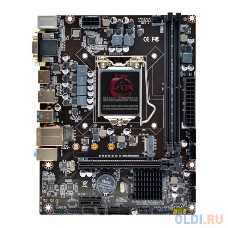 AFOX Motherboard Intel H510, INTEL Socket 1200, Micro-ATX (17*22cm)