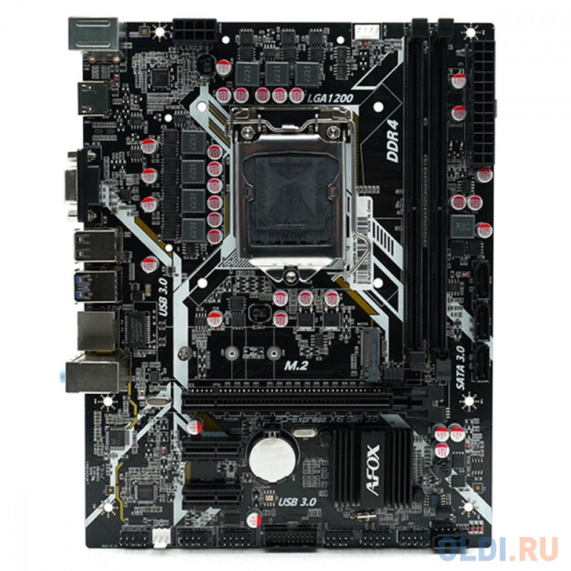 Материнская плата Afox IH410D4-MA5-V4 Motherboard H460 giga lan Micro-ATX