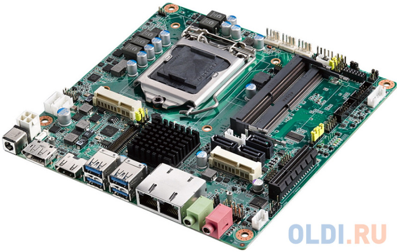 AIMB-285G2-00A2E Advantech Mini-ITX, Supports Intel® 7th &amp; 6th Gen Core™ i processor (LGA1151) with Intel H110, with DP/HDMI/VGA, 2 COM, Dual