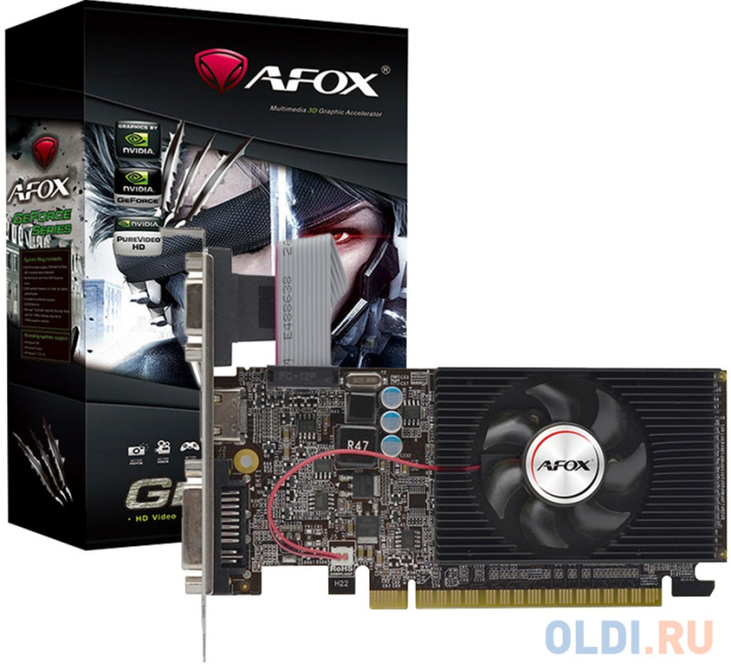 Видеокарта Afox GeForce GT 610 AF610-1024D3L7-V6 1024Mb