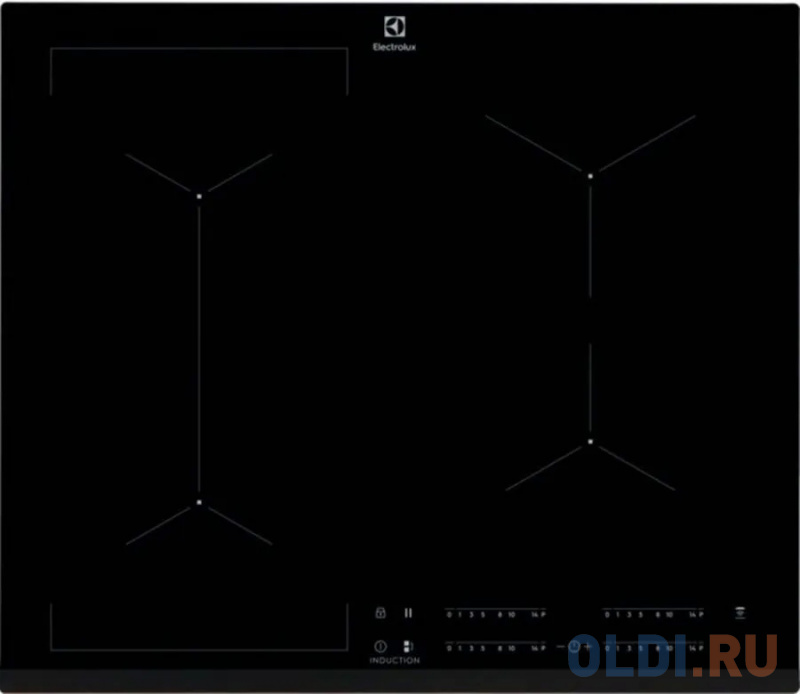 Варочная панель индукционная Electrolux EIV63443 черный