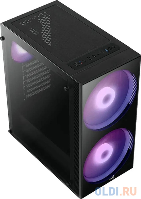 Корпус ATX Aerocool Python Без БП чёрный